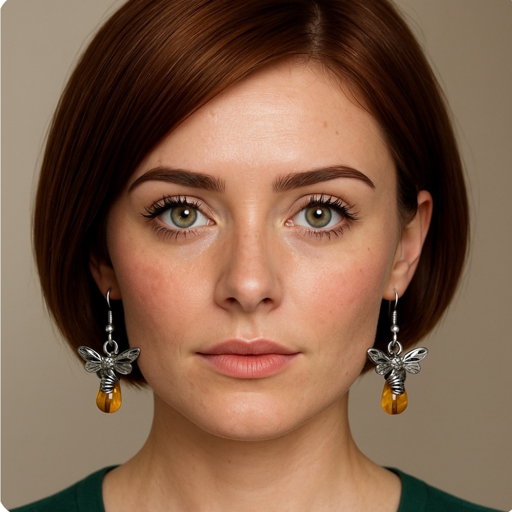 Betsy Johnson Honey Bee Drop Earrings